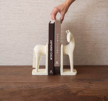 Bookend Horse Beige - Things I Like Things I Love
