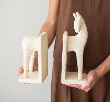 Bookend Horse Beige - Things I Like Things I Love