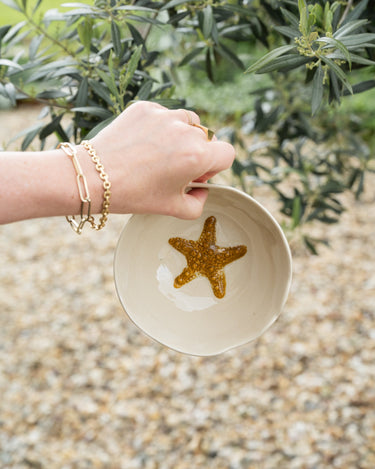 Bowl Starfish Ceramic - Things I Like Things I Love