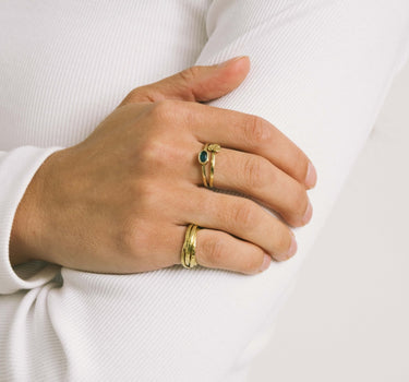 Brass Multi Ring Gold - Things I Like Things I Love