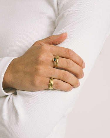 Brass Multi Ring Gold - Things I Like Things I Love