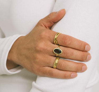 Brass Multi Ring Gold - Things I Like Things I Love