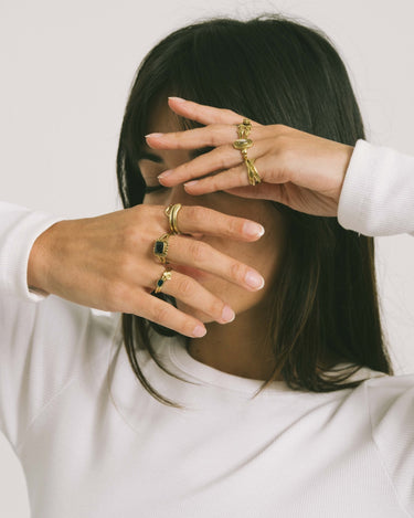 Brass Multi Ring Gold - Things I Like Things I Love