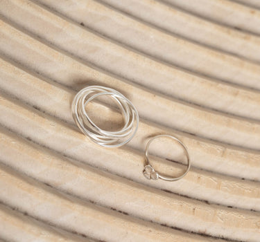 Brass Multi Ring Silver - Things I Like Things I Love