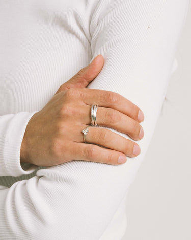 Brass Multi Ring Silver - Things I Like Things I Love