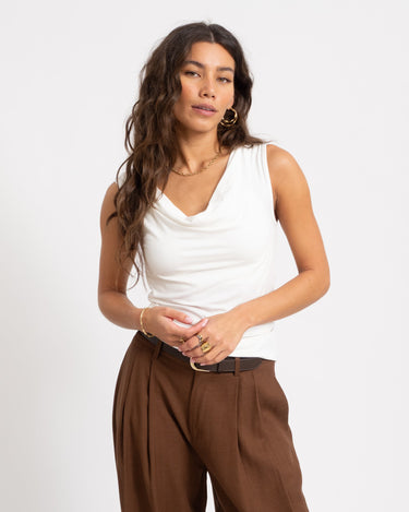 Brea Heaven Waterfall Top Snow White - Things I Like Things I Love