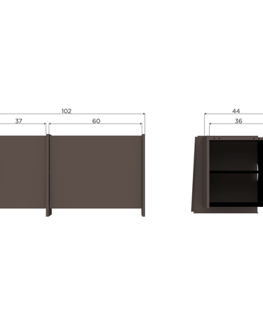 Cabinet Brock Ash Veneer - Things I Like Things I Love