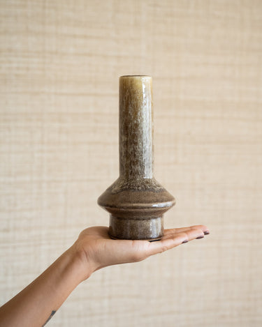 Candle Holder Burano Olive Green - Things I Like Things I Love