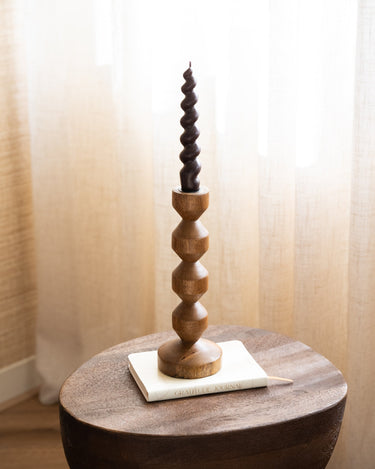 Candle Holder Dozza Wood - Things I Like Things I Love