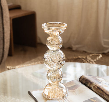 Candle Holder Itinga Glass Bubble - Things I Like Things I Love