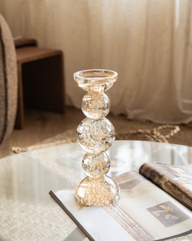 Candle Holder Itinga Glass Bubble - Things I Like Things I Love