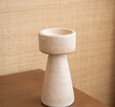 Candle Holder Olina Beige - Things I Like Things I Love