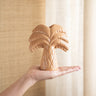 Candle Holder Palm Tree Beige - Things I Like Things I Love
