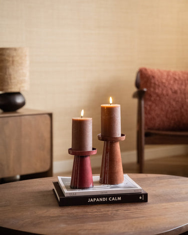 Candle Holder Rosa Metal - Things I Like Things I Love
