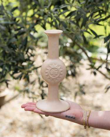 Candle Holder Sun Beige - Things I Like Things I Love