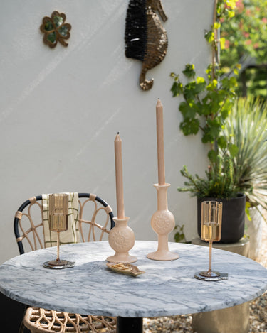 Candle Holder Sun Beige - Things I Like Things I Love