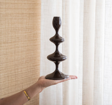 Candle Holder Vireen Brown - Things I Like Things I Love