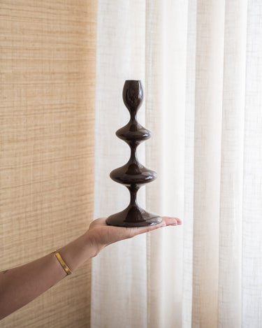 Candle Holder Vireen Brown - Things I Like Things I Love