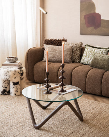 Candle Holder Vireen Brown - Things I Like Things I Love