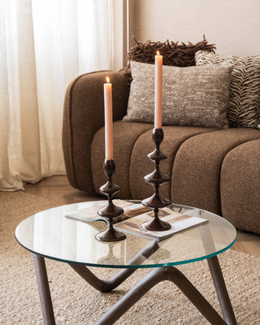 Candle Holder Vireen Brown - Things I Like Things I Love