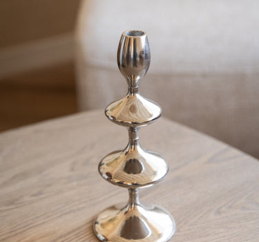 Candle Holder Vireen Chrome - Things I Like Things I Love