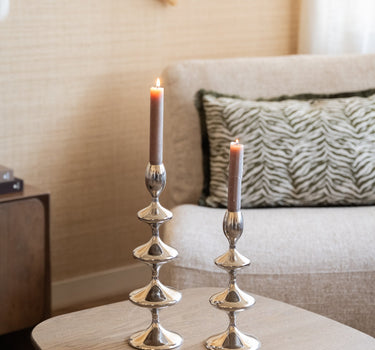 Candle Holder Vireen Chrome - Things I Like Things I Love