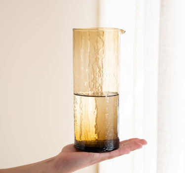 Carafe Mia Glass Amber - Things I Like Things I Love