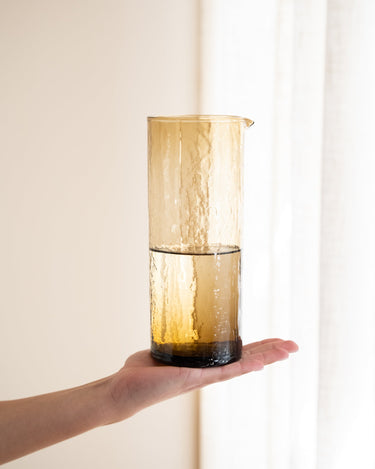 Carafe Mia Glass Amber - Things I Like Things I Love