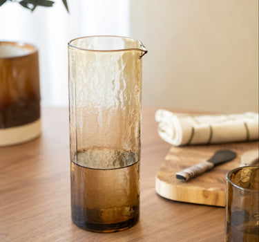 Carafe Mia Glass Amber - Things I Like Things I Love