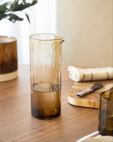 Carafe Mia Glass Amber - Things I Like Things I Love