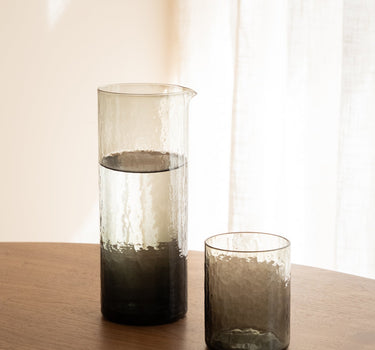 Carafe Mia Glass Grey - Things I Like Things I Love