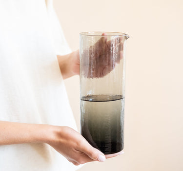 Carafe Mia Glass Grey - Things I Like Things I Love