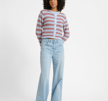 Cardigan Striped Blue - Things I Like Things I Love