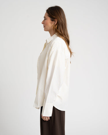 Caro Poplin Shirt Sunlight Stripes - Things I Like Things I Love