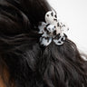 Claw Clip Flower Tortoise White - Things I Like Things I Love