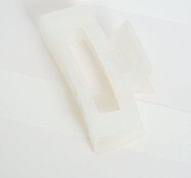 Claw Clip Shimmer White - Things I Like Things I Love