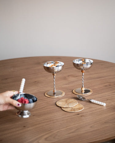 Coaster Shell Gold 1PC - Things I Like Things I Love