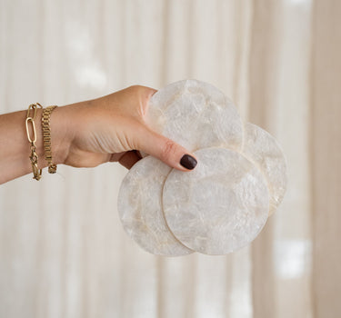 Coaster Shell Ivory 1PC - Things I Like Things I Love