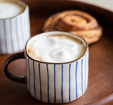 Coffee Mug Anafi Blue Stripe - Things I Like Things I Love