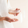 Coupe Glass Lisa Pink - Things I Like Things I Love