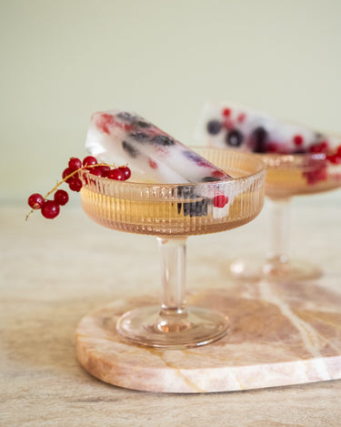 Coupe Glass Lisa Pink - Things I Like Things I Love