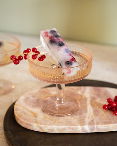 Coupe Glass Lisa Pink - Things I Like Things I Love
