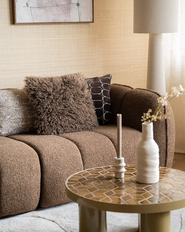 Cushion Bubion Furry Brown - Things I Like Things I Love