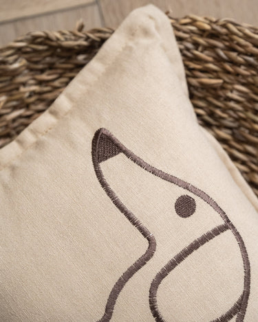 Cushion Dachshund Beige - Things I Like Things I Love