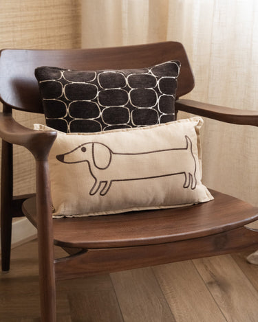 Cushion Dachshund Beige - Things I Like Things I Love