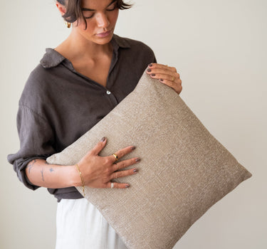 Cushion Dayo Taupe - Things I Like Things I Love