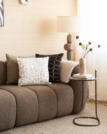 Cushion Fabia Pattern Sand - Things I Like Things I Love