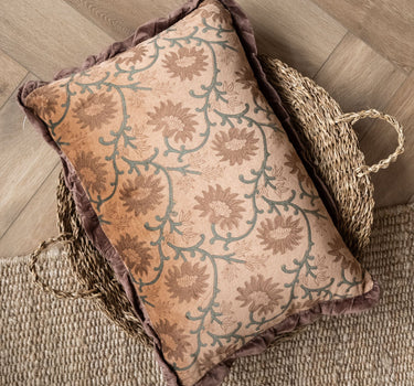Cushion Floral Ruffles - Things I Like Things I Love