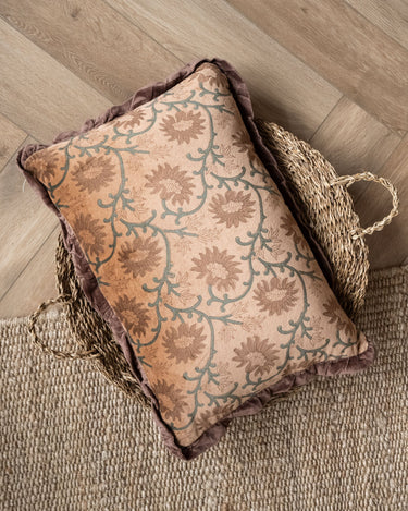 Cushion Floral Ruffles - Things I Like Things I Love