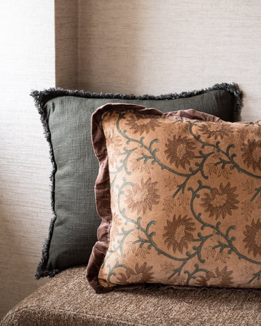 Cushion Floral Ruffles - Things I Like Things I Love